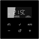 Room thermostat display, LS range, black, LB Management TRDLS1790SW | 4011377172234