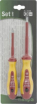 Screwdriver set, cross PZ/ FL, 1000V, 2pcs. 101879 | 4011923547851