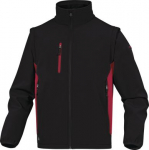 Mysen2 softshell working jacket, black-red, size L MYSE2NRGT | 3295249221959
