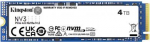 SSD KINGSTON NV3 4TB M.2 PCIE 3D NAND Write speed 5000 MBytes/sec Read speed 6000 MBytes/sec MTBF 200000 hours SNV3S/4000G SNV3S/4000G | 740617346602