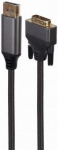 CABLE DISPLAY PORT TO DVI/1.8M CC-DPM-DVIM-4K-6 GEMBIRD CC-DPM-DVIM-4K-6 | 8716309119016