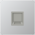 Centre plate, 1xRJXX, aluminium, LS AL1969-1WE | 4011377177796