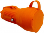 PRO rubber, orange socket with cover 2P+E 16A 250V IP54 SRC250OR | 4752255025609