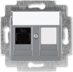 Data socket outlet, RJ45 CAT5+Dummy plug 2CHH295117A6069 | 8592624111818