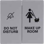 For flush-mounted switch 2g 1w, 2g push switch. DO NOT DISTURB MAKE UP ROOM 2CKA001751A2995 | 4011395105429