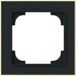 For vertical or horizontal installation.   With decor frame in metal look - gold. 2CKA001754A4906 | 4011395342763