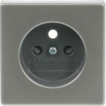 For socket outlet insert 20 M-500. Material stainless steel. Anti fingerprint. 2CKA002099A0243 | 4011395088135