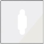 Color: White Glass   Cover plate for VGA connection unit code: 8155.5 2CLA855550A2101 | 8427238224763