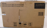 SALE OUT. Caso | Microwave oven | MCG 25 | Free standing | 25 L | 900 W | Convection | Grill | Black, Stainless steel | DAMAGED PACKAGING, SCRATCHED ON FRONT 03351SO | 2000001004920