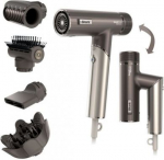 Shark | Hair Dryer System | HD542EU SpeedStyle Pro Flex | 1700 W | Number of temperature settings 3 | Ionic function | Grey | Diffuser nozzle HD542EU | 622356311861