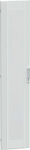 Door, PrismaSeT P, Floor-standing, transparent, reversible opening, 36M, W400, 2 locks, IP30, white, LVS08534 | 3606481878793