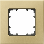 1-fold frame, aluminum, oxide yellow, 90x90mm, DELTA miro 5TG1121-3 | 4001869385938