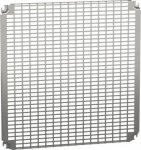 Monobloc perforated plates H600xW600mm with universal perforations 11x26mm. range of product: Mounting accessories - accessory / separate part type: mounting&nbsp;plate - device application: multi-purpose - mounting location: direct fixing on backstuds, s ...