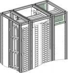 PanelSeT SFM horizontal busbar barrier 3M - form 2b - W400 mm NSYHPF2B3M4 | 3606480850738