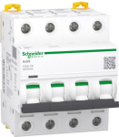 Miniature circuit breaker (MCB), Acti9 iC60L, 4P, 6A, C curve, 15000A (IEC/EN 60898-1), 25kA (IEC/EN A9F94406 | 3606480084362