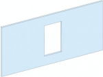 Front plate, PrismaSeT G, for INS-INV100/160/250, 4M, horizontal, fixed, front handle, W600/ W600+W3 LVS03231 | 3606481872852