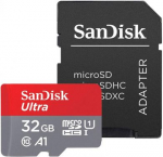Memory card MICRO SDHC 32GB UHS-I, W/Adapter, Black SDSQUA4-032G-GN6MA | 619659184155