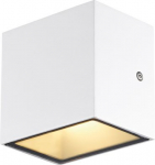 Outdoor wall light SITRA S WL SINGLE, LED, CCT, IP44, 3000/4000K, 6.2W, white 1005149 | 4024163252461