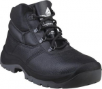 Pigmented split leather boots-S1 SRC, Metal safety toe cap, high, size 45, JUMPER3, black JUMP3S1NO45 | 3295249244118