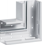 Flat angle of base profile for BRA 68x100mm lid 80mm of aluminium in pure white BRA6510059010 | 4012740840682