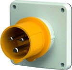 Panel mounted inlet, 32A3p4h110V, IP44 816 | 4015394116752