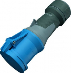 Connector 3x63A 6h 230V IP44 PowerTOP Xtra blue/grey 14102 | 4015394237976