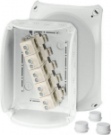 Junction box DK 1616 G 210x155x92mm IP66 grey with 5x16mm&sup2; terminal 62000160 | 4012591125518
