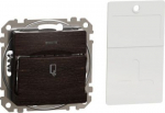 Key card Switch 10AX, wood wenge Sedna Elements SDD181121 | 3606481481573