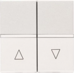 N2244 BL Two way switch for blind control, white, 2 modules Zenit 2CLA224400N1101 | 8427238063591