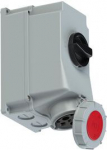 CEE-switched interlocked socket AWD 4x63A (3P+PE) 6h IP67 75342-6 | 9003399068737