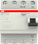 4P 63A 100mA FH204AC-63/0.1 Residual Current Circuit Breaker (RCCB) 2CSF204006R2630 | 8012542895602