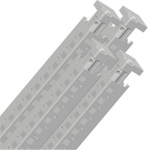 Set of 4 vertical uprights for Spacial SF enclosure. Height: 1200mm. RAL 7035.. range of product: Spacial SF - accessory / separate part type: vertical upright - device application: multi-purpose - mounting support: bottom frame and top frame with ro ...