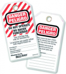 &ldquo;Do not operate&rdquo; sign, spanish 146x80mm 120177 | 4011923629441