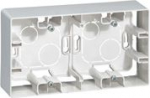 Surface mounting box Niloe - 2 gang - white 664799 | 3245066647999