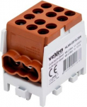 HLAK terminal Al/CU 2x25-4x16mm - brown HLAK-25/16.2BN | 4752255021878