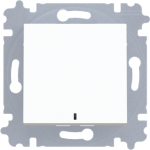 Push switch, 1 gang 1 way with LED lamp 2CHH599147A6068 | 8592624109105