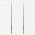 Rocker for Switch/push button, Three-part rocker White - Impressivo 2TKA00004841 | 6438199009346
