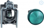 Round pilot light &Oslash; 22, IP65, green, integral LED, 24 V, lugs, ATEX. range of product: Harmony XB4 - product or component type: complete pilot light - device short name: XB4 - fixing collar material: zamak - mounting diameter: 22 mm - dust zone: zone ...