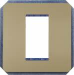 Module rack, 1-gang, malt gold, Screw mounting, DELTA style 5TG1391-0MG | 4047624273515