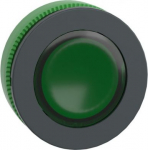 Head for illuminated push button, Harmony XB5, green, white, 30mm, universal LED, plain lens ZB5FW333 | 3606481339676