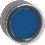 Head for illuminated push button, Harmony XB4, metal, blue flush, 22mm, universal LED, spring return ZB4BW563 | 3389110892826