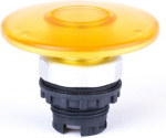 Mushroom button head, 60 mm, momentary, without printing, illumination possibility, yellow 105654 | 8592765056559