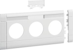 Frontplate 3-gang socket outlet for BRH 100 with LF stackable hfr traffic white GB100319016 | 4012740993159