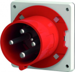 Panel mounted inlet, 63A4p6h400V, IP44 1982 | 4015394013006