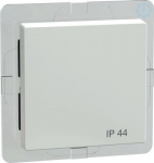 Schneider Electric Merten System M rocker 432025 is in color active white for single switch or button. This rocker belongs to M-Arc, M-Elegance, M-Plan, M-Plan glass, M-Smart, M-Star, System M aesthetic group. Its fixing mode is by clamp. The antibac ...