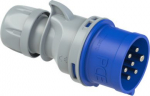 CEE Industrial Plug 7x16A (6P+PE) 9h 230V IP44/IP54 SHARK blue 017-9v | 9003399004742