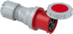 CEE connector 4x125A (3P+E) 6h IP67 TWIST red 244-6 | 9003399022258
