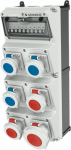 AMAXX Socket block, 1xCEE 32A 5P 400V, 2xCEE 16A 4P 400V, 3xCEE 16A 3P 230V, IP67 940028 | 4015394224365