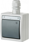 Two way switch IP65 grey 1206-65 | 5902431690421