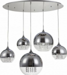 Ceiling lamp Fermi 5 X E27 (60W) nickel P140-PL-170-5-N | 4251110021485